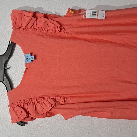 Cece Flutter Sleeve Ruffled Dress - Picture 3 of 10